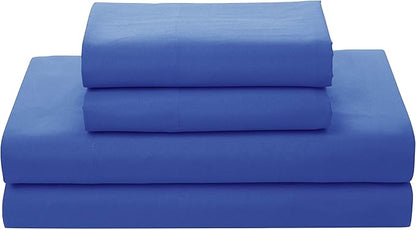 Sweet Home Collection 7 Piece Comforter Set Bag Solid Color All Season Soft Down Alternative Blanket & Luxurious Microfiber Bed Sheets, Siena, Full