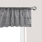 Ambesonne Aztec Window Valance, Pattern of Symmetric Tribal Inspired Streaks and Motifs in Greyscale Tones, Curtain Valance for Kitchen Bedroom Decor with Rod Pocket, 42" x 18", Pale Grey and Dimgray
