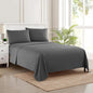 Full Size Sheet Sets - Breathable Luxury Sheets with Full Elastic & Secure Corner Straps Built In - 1800 Supreme Collection Extra Soft Deep Pocket Bedding, Sheet Set, EXTRA DEEP pocket - Full, Gray