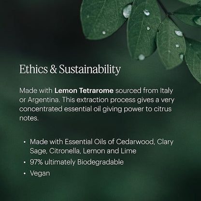 Aera Mini Citrus - Essential Oil for Home - Lemon Zest Fragrance - Notes of Lemon, Orange, Clary Sage and Cedar - Scent Refill - Capsule Size Works with Mini Diffuser