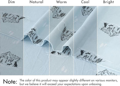 RUVANTI Flannel Sheets Queen Size - 100% Cotton Double Brushed Bed Sheets, Deep Pockets 16 Inches Queen Sheet Set, All Seasons Breathable & Extra Soft - Warm & Cozy, 4 Piece, Soul Dog