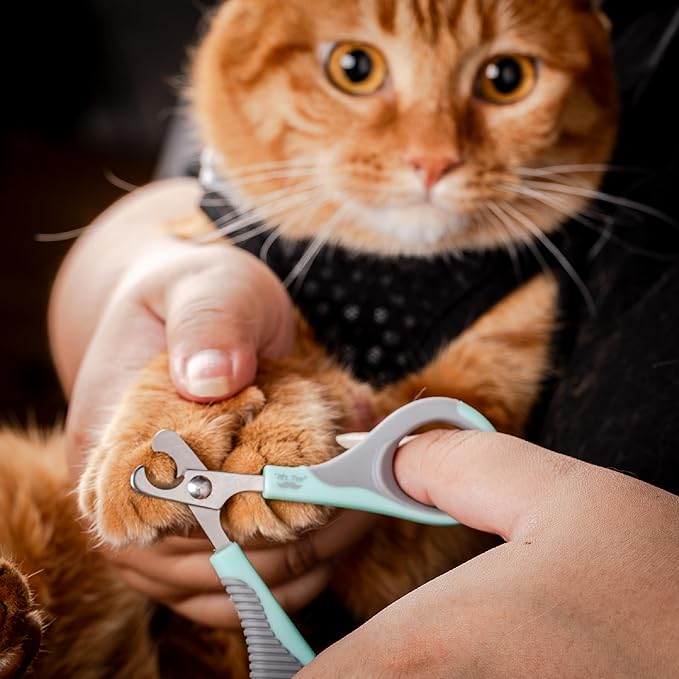 Mr. Pen Cat Nail Trimmer - Blue & Gray, Cat & Kitten Nail Clipper, Small Dog Nail Clipper-Mewly Pet