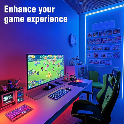VOLIVO 400ft Led Strip Lights for Bedroom, Color Changing Led Light Strips Kit with 24 Keys IR Remote and Smart App Control, RGB Music Sync Lighting for Room, Home Decor