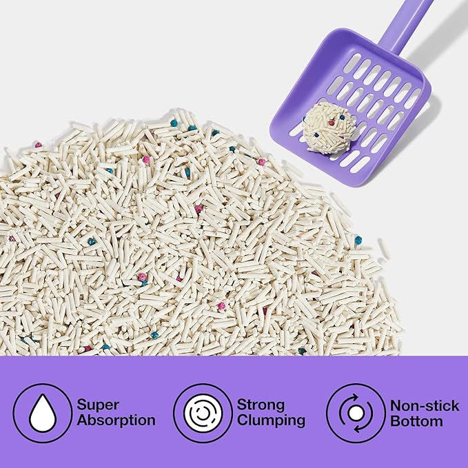 VETRESKA Tofu Cat Litter,Natural Kitty Litter Strong Clumping Flushable Cat Litter Pellets Ultra Absorbent,Odor Control,Dust-Free,Low Tracking Eco-Friendly Tofu Litter,Original(5.5lb×4bags)-Mewly Pet