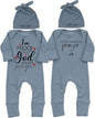 Little Answered Prayer Bodysuit Infant Romper Baby Announcement 0-3 Months Clothes Cute Religious Boys Girls Outfit