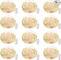 Brightown 12 Pack LED Fairy Lights Battery Operated String Lights - 7ft 20LED Waterproof Silver Wire Firefly Starry Moon Lights for DIY Crafts Wedding Table Centerpieces Party Bedroom Christmas