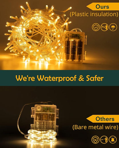 JACKYLED 84Ft 12 Pcs Artificial Ivy Garland Fake Vines with 65ft 200 LED String Lights and Remote Control Faux Hanging Leaves