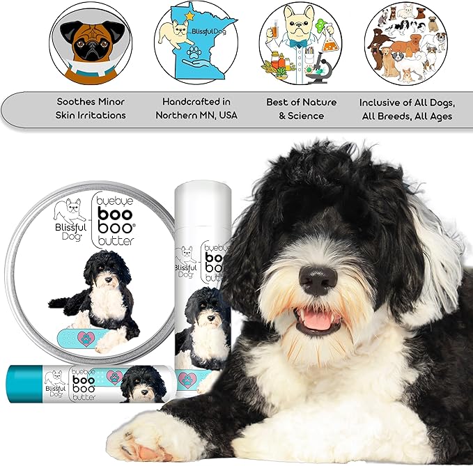 Portuguese Water Dog Boo Boo Butter, 0.15 oz-Mewly Pet