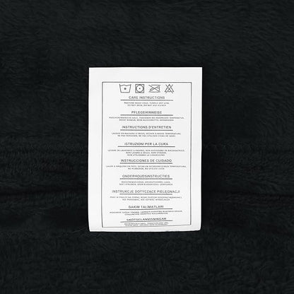 Utopia Bedding Fleece Blanket Queen Size Black 300GSM Luxury Anti-Static Fuzzy Soft Microfiber Bed Blanket (90x90 Inch)