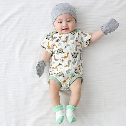Unisex Baby Terry Socks 5-Pack for Baby boy and girl 0-12 Months Warm Cotton Socks