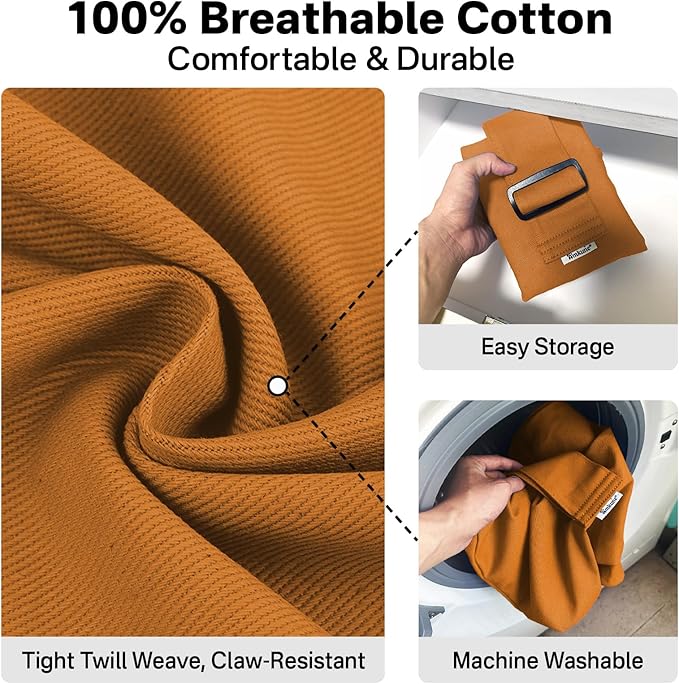 [Cozy Travel] Cat Carrier Pouch, Soft Sided Cat Sling Bag for Small Medium Cats, Carrying Sack, Restraint for Nail Trimming, Grooming,Caramel Small Upgrade-Mewly Pet