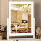 FENNIO Vanity Mirror with Lights - 17"x13" Lighted Makeup Mirror, Makeup Mirror with Lights, Touch Screen with 3-Color Lighting, Dimmable,Desk Mirror with Light for Vanity Tabletop