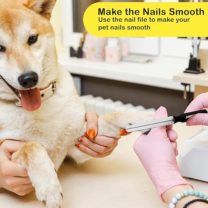 Candure Dog Nail Clippers for Pet Grooming - Professional Cat Nail Trimmers Suitable for Small to Medium Breeds with a Safety Guard & Nail File-Mewly Pet