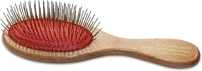 Mars Coat King Professional Grooming Brush for Dog and Cats. (8.5", 1" Stainless Steel Pins)-Mewly Pet