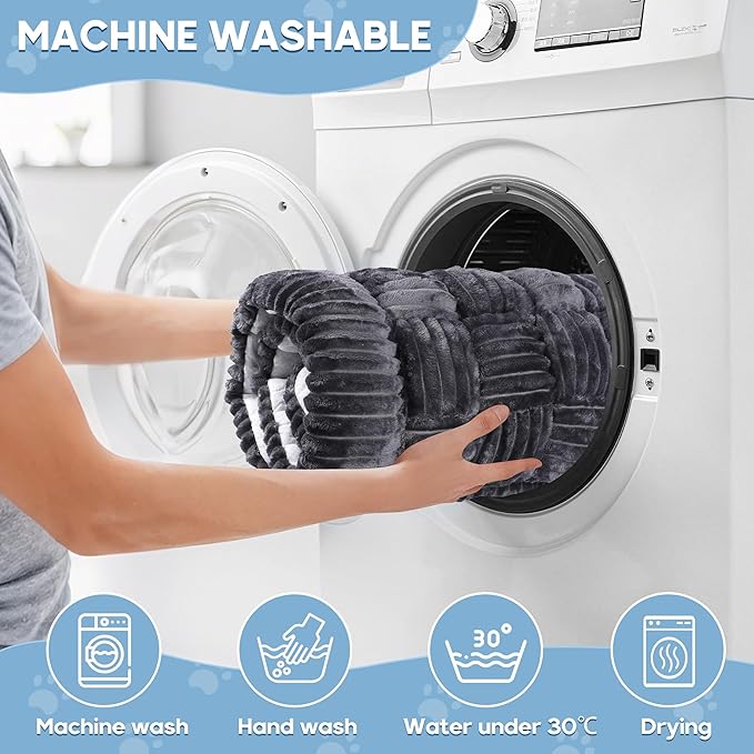 Dog Car Bed Mat, Non-Slip Backseat Extender Pet Blanket, Plaid Dog Bed for SUVs, Sedans & Trucks, Chew-Resistant Travel Pad for Dogs, Easy Clean & Scratch-Proof & Comfort (50"×24.6") Gray-Mewly Pet