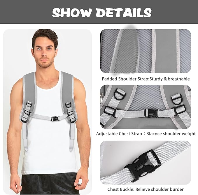 Cat Backpack Carrier,Pet Carrier Airline Approved for Small Dog Cat Puppy Kitten Bunny,Ventilated Mesh Design Animal Backpack for Hiking Camping Travel Bag (Light Grey)-Mewly Pet