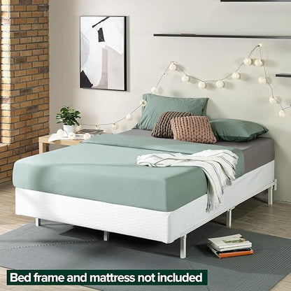 ZINUS 9 Inch California King Metal Smart Box Spring with Quick Assembly, Mattress Foundation, Strong Metal Frame, Easy Assembly