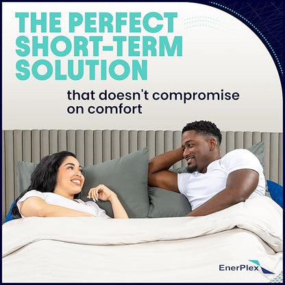 EnerPlex Air Mattress with Built in Pump - Self-Inflating Blow Up Mattress with Neck Support - Inflatable Air Bed for Portable Travel & Home Use