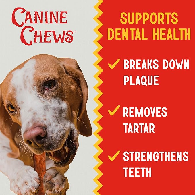 Canine Chews 8-9" Beef Basted Thick Rawhide Retriever Rolls - Pack of 25 Beef-Flavored Long-Lasting Dog Rawhide Chews - Protein-Dense Jumbo Rawhide Bones For Large Dogs - Treats for Aggressive Chewers-Mewly Pet