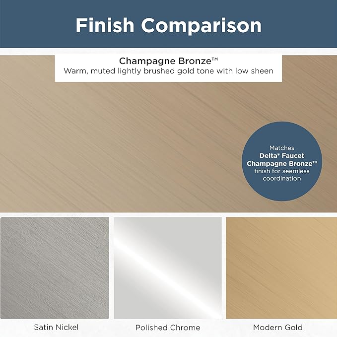 Franklin Brass - Francisco Champagne Bronze Gold Cabinet Handles 4 Inch (4") Hole Center Pulls | Easy Install, Durable Hardware for Kitchen Cabinet Door, Drawers, Dresser Pull, Furniture (10 Pack)