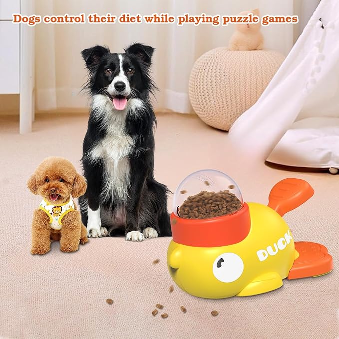 Dog Interactive Treat Dispenser Toy, Food Puzzle Slow Feeder-Mewly Pet