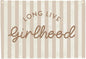 Girls Room Decor Long Live Girlhood Canvas Banner Hanging Flag Vintage Banner for Nursery Playroom Wall Decor for Kids Bedroom Dorm Toddler Decorations Trendy Room Decor Baithday Christmas Gift