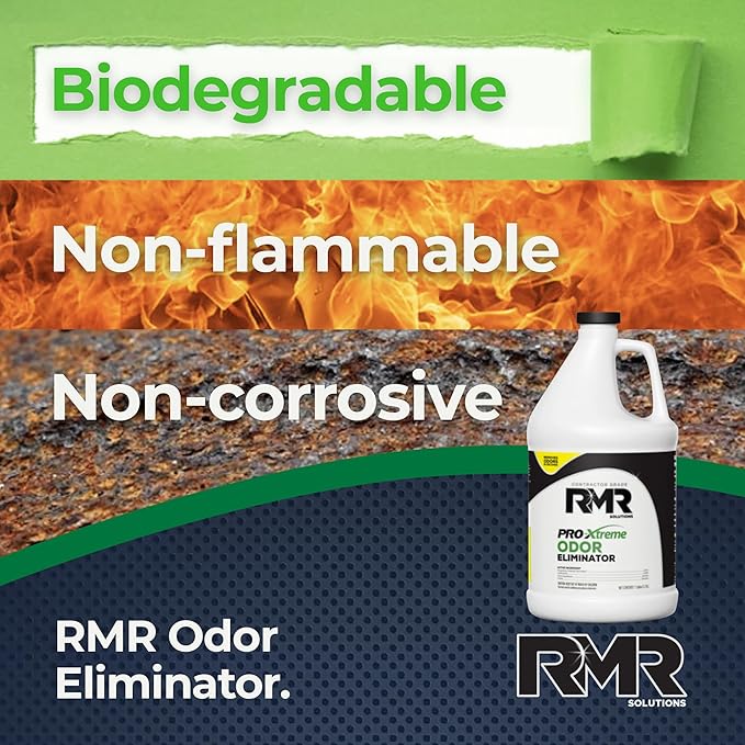 RMR PRO-Xtreme Odor Eliminator, Commercial-Strength Formula, Naturally Destroys Odors, Organic Solution, Tackles The Worst Odors, No Masking or Cover-Up Fragrances, Safe and Easy to Use, 1 Gallon-Mewly Pet