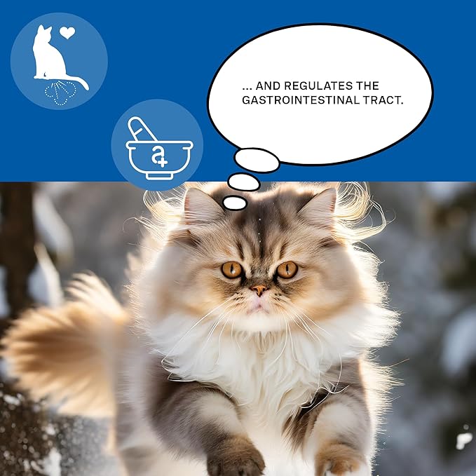 animaux - Gastro Balance for Cats, Supports Gastro-intestinal Tract, Prevents Diarrhoea, Constipation, Hairballs & Flatulence, supplementary probiotics, 90 chewable Tablets, 90 Days Supply-Mewly Pet