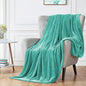 Walensee Fleece Blanket Plush Throw Fuzzy Lightweight (Throw Size 50x60 Turquoise) Super Soft Microfiber Flannel Blankets for Couch, Bed, Sofa Ultra Luxurious Warm and Cozy for All Seasons