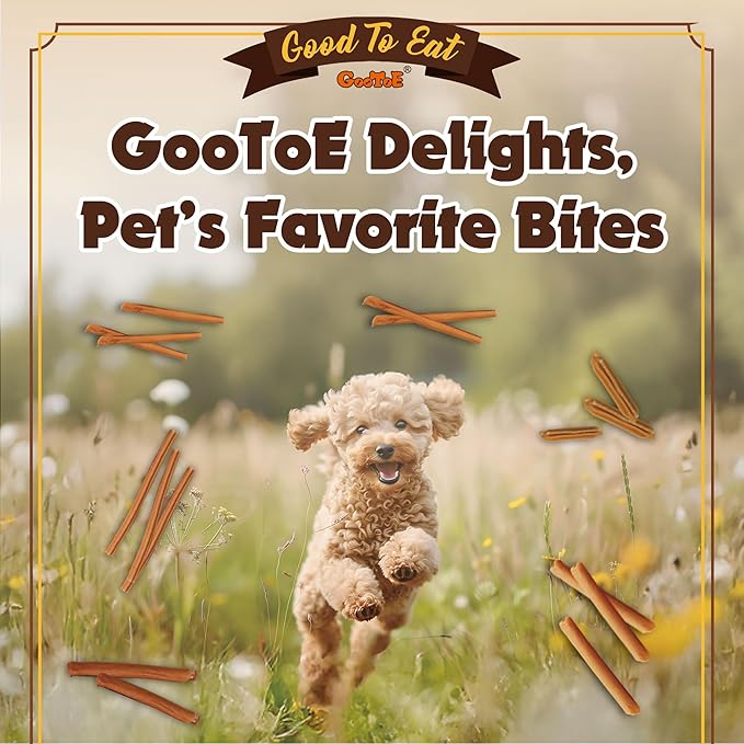Gootoe Chicken Dog Treats – Chicken Sticks 1.5 lb – All Natural, Grain-Free, Low Fat, Premium Training Chews, Healthy & Easily Digestible-Mewly Pet