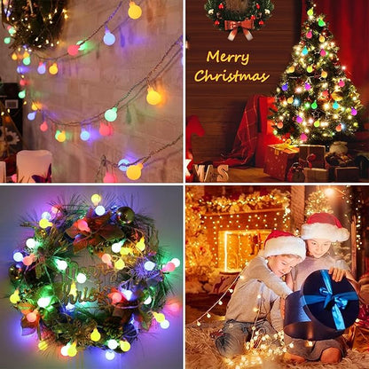 OMIKA 24 Colors Indoor String Lights with Remote, 16.5ft 50LED String Lights Bedroom USB Plug in, Color Changing Christmas Lights Hanging for Dorm Classroom Tapestry Party Garden Patio Wall Xmas Décor