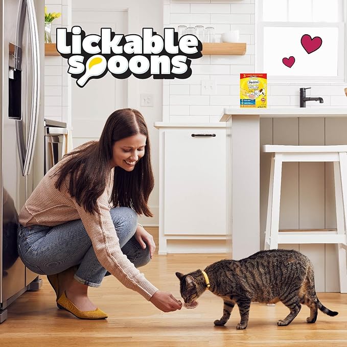 Temptations Lickable Spoons Adult Wet Cat Treat, 24 Spoons, Variety Pack-Mewly Pet