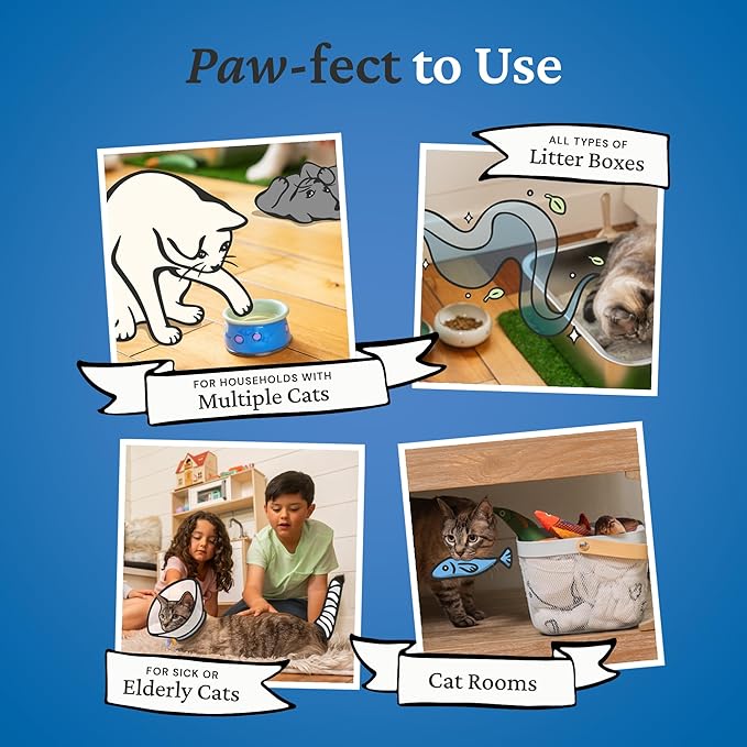 Fresh Wave Odor Removing Litter Box Jumbo Gel, 30 oz. | Safer Pet Odor Eliminator for Home and Litter Box Area-Mewly Pet