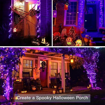 led Fairy Lights Waterproof 16.4ft String Lights Battery Operated for Wedding, Home, Garden, Party, Christmas Decoration, Purple
