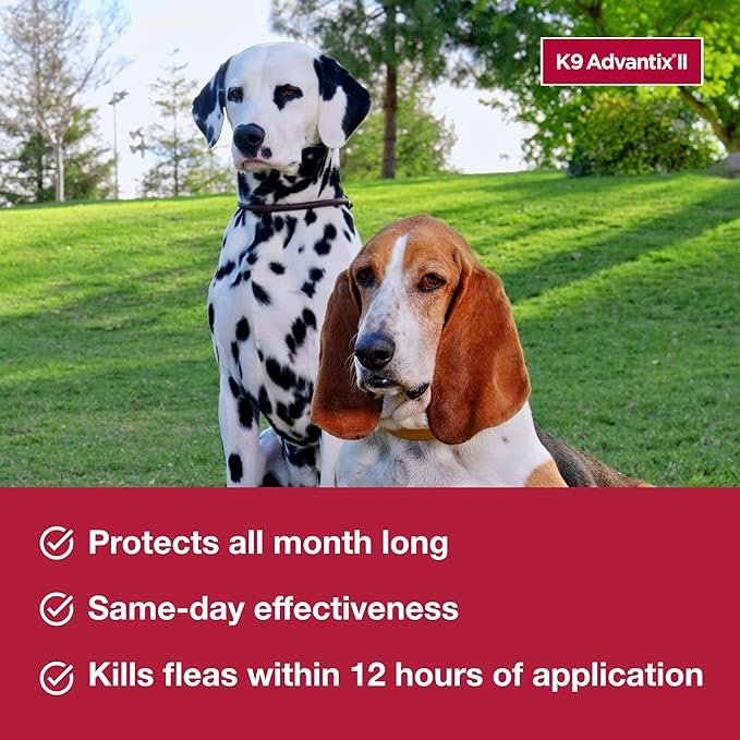 K9 Advantix II Medium Dog Vet-Recommended Flea, Tick & Mosquito Treatment & Prevention | Dogs 11-20 lbs. | 4-Mo Supply-Mewly Pet