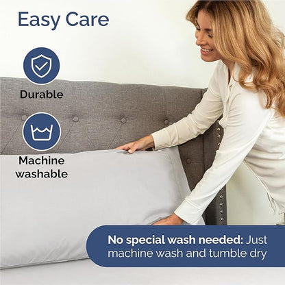 Split King 7 Piece Sheet Set - Comfy Breathable & Cooling - Soft Hotel Luxury Bedding Set with 8-16 Inch Deep Pockets - 1 Flat & 2 Fitted Sheet & 4 Pillowcases - Wrinkle Free & Easy Care - French Grey