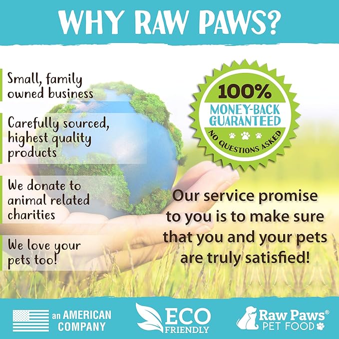 Raw Paws Freeze-Dried Chicken Necks for Dogs & Cats (4-Ounce) - Made in USA - Raw Freeze Dried Dog Treats - Chicken Necks for Cats - Single Ingredient Chews-Mewly Pet