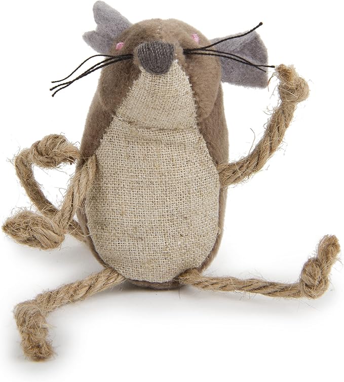 Petlinks (2 Count) Lil' Critters Mice Catnip Cat Toys - Brown, 2 Count-Mewly Pet