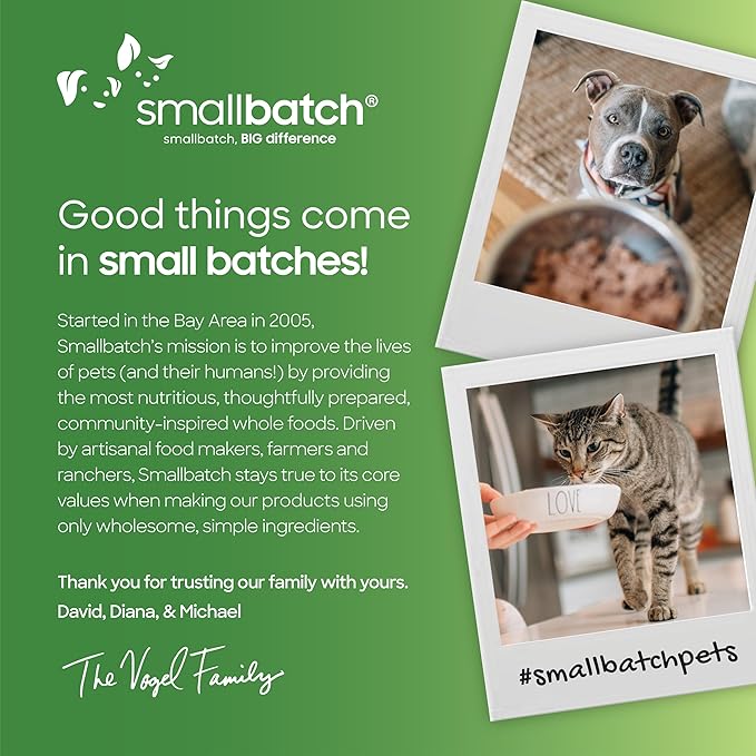 smallbatch Pets Premium Freeze-Dried Turkey Heart Treats for Dogs and Cats, 3.5 oz, Made and Sourced in The USA, Single Ingredient, Humanely Raise Meat, No Preservatives or Anything Artificial Ever-Mewly Pet