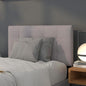 Flash Furniture Bedford Tufted Upholstered Twin Size Headboard in Light Gray Fabric