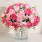 Luyue 8 Packs Peonies Artificial Flowers Faux Peony Bouquet Fake Peonies Flower for Vase Silk Peony Floral Arrangements for Table Centerpiece Wedding Decoration Indoor Home Decor