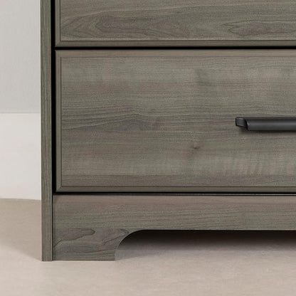 South Shore Versa Collection 5-Drawer Dresser, Gray Maple with Antique Handles