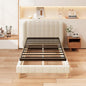 1.6 Inch Bunkie Board Twin Low Profile Heavy Duty Metal Box Spring Twin Bed Base Sturdy Mattress Foundation, Easy Assembly, Noise Free, Black