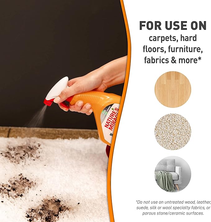 Nature's Miracle Just for Cats Oxy Stain and Odor Remover, 24 fl oz-Mewly Pet