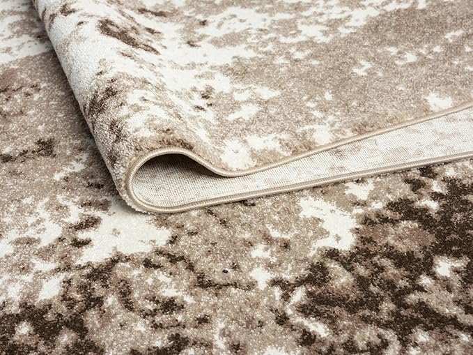 Keen Home Design Area Rugs - 5x8 Non-Shedding, Abstract Rugs for Kitchen, Living Room, Bedroom, Dining Room, Entryway - Size: 5'3" x 7'7", Multi