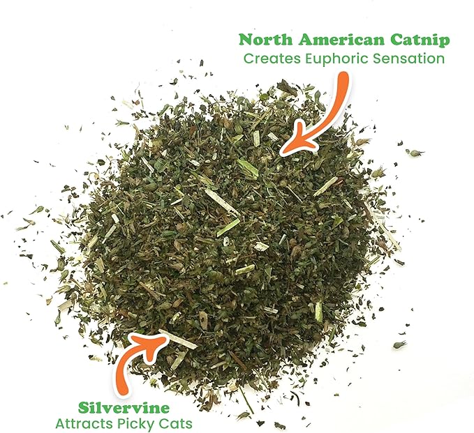 Meowijuana Purrple Passion - Premium Silvervine and Catnip Blend - Purrfect Gift For Cats, Kitties, Felines, and Cat Lovers-Mewly Pet