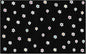 Flagship Carpets Schoolgirl Style Small Daisies on Black Educational Area Rug for Kids Room Seating Décor, Children's Classroom, Play Carpet for Teaching and Playroom, 7'6 "x 12'