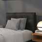 Flash Furniture Lennox Tufted Upholstered Twin Size Headboard in Black Vinyl