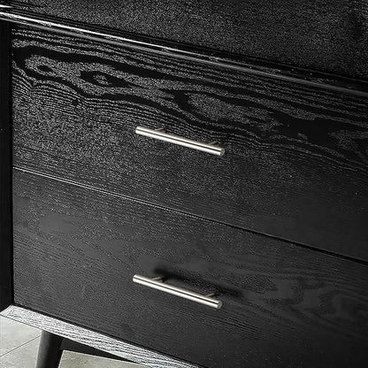 JOY DECOR 25 Pack 5 Inch Cabinet Pulls Kitchen Cabinet Handles with 3 Inch Hole Center Brushed Nickel Cabinet Hardware Stainless Steel Kitchen Drawer Pulls for Cabinets Cupboard, 76mm Hole Centers