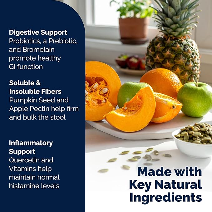 Vetnique Glandex Anal Gland Soft Chew Treats with Pumpkin for Dogs Digestive Enzymes, Probiotics Fiber Supplement for Dogs Boot The Scoot (Advanced Strength Duck/Bacon Chews (Vegetarian), 120 Ct)-Mewly Pet